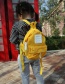 Lovely Black Pure Color Decorated Children Backpack