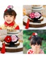 Lovely Red Pearl&tassel Decorated Pure Color Hairpin(2pcs)