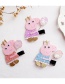 Lovely Pink Pig&magic Wand Decorated Hairpin