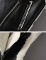 Trendy Black Irregular Shape Design Simple Jacket