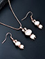 Fashion Gold Color Small Rabbit Pendant Decorated Jewelry Sets