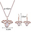 Fashion Gold Color Insect Shape Design Simple Jewelry Sets