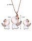 Fashion Gold Color Little Angel Pendant Decorated Jewelry Sets