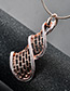 Fashion Gold Color Irregular Shape Decorated Hollow Out Jewelry Sets