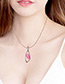 Fashion Gold Color+plum Red Oval Shape Design Hollow Out Jewelry Sets