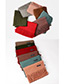 Trendy Claret Red Pure Color Decorated Tassel Design Scarf