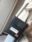 Fashion Black Letter Shape Decorated Bag