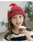 Lovely Black Bear Decorated Child Plus Cashmere Cap(1-6 Yesrs Old )