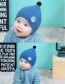Lovely Red Cartoon Pattern Design Child Knitted Cap(0-2 Yesrs Old )