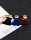 Fashion Sapphire Blue Round Shape Decorated Tassel Earrings