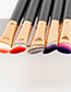 Trendy Yellow+pink Color Matching Decorated Eyebrow Brush