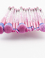 Fashion Pink Paillette Decorated Brushes (12pcs)
