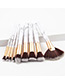 Fashion Gray Color-matching Decorated Brushes (9pcs)