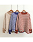 Fashion Khaki Color-matching Decorated Sweater