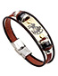 Personality Brown Gemini Decorated Multilayer Bracelet