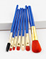 Fashion Red Color-matching Decorated Brushes (7pcs)
