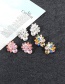 Fashion Light Pink Pure Color Decorated Earrings