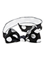 Lovely White+black Color-matching Decorated Baby Hair Band