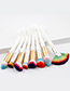 Fashion Multi-color Fish Shape Decorated Brush (1pcs)