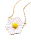 Lovely White Daisy Decorated Necklace