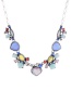 Vintage Multi-color Geometric Shape Decorated Necklace