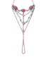 Fashion Multi-color Oval Shape Decorated Multilayer Bracelet