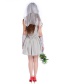 Fashion Gray Ghost Bride Decorated Costume