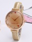 Elegant Pink Pokerdesign Thin Strap Watch