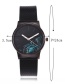 Fashion Blue Leaf Shape Decorated Watch