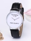 Fashion Brown Letter Shape Decorated Watch