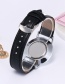 Fashion Black Letter Shape Decorated Watch