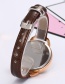 Lovely Gold Color Double Heart Shape Decorated Watch