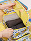 Fashion Dark Blue Spot Pattern Decorated Storage Bag (6 Pcs)