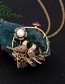Fashion Gold Color Bird Shape Decorated Necklace