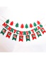 Fashion Red+green Christmas Tree Shape Decorated Ornaments(8pcs)