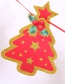 Fashion Yellow+red(glitter) Bells&trees Decorated Christmas Ornaments