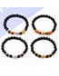 Fashion Brown +silver Color+black Buddha Head Shape Decorated Bracelet