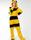Fashion Yellow Bee Shape Decorated Nightgown