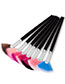 Fashion Pink+purple Sector Shape Decorated Makeup Brush(1pc)