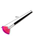 Fashion Pink+purple Sector Shape Decorated Makeup Brush(1pc)