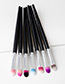 Fashion Red+black Color Matching Decorated Concealer Brush(1pc)