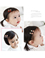 Fashion Red+white Rabbit Shape Decorated Hair Clip