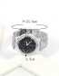 Fashion Silver Color Sequins Decorated Watch
