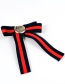 Fashion Red+black Bowknot Shape Decorated Brooch