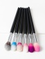 Fashion Red+white Color Matching Decorated Makeup Brush