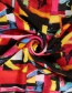 Vintage Multi-color Color Matching Decorated Dual-use Scarf