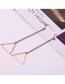 Fashion Gold Color Round Shape Decorated Simple Earrings