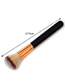 Fashion Blue+red Round Shape Decorated Makeup Brush(1pc)