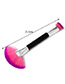 Fashion Red+white Sector Shape Decorated Makeup Brush(1pc)