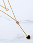Fashion Coffee Five-pointed Star Pendant Decorated Long Necklace